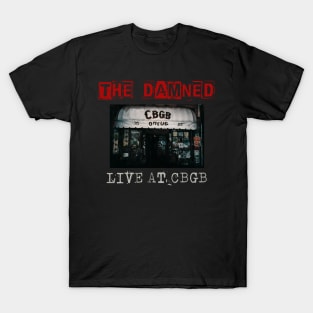 damned live at cbgb T-Shirt